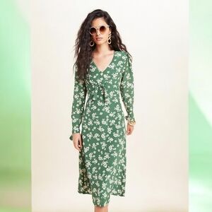Anthropology Saiorse‎ Floral Midi Dress Kachel X